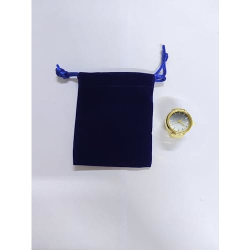 Lancardo Waterproof Analog Ring Watch, One Size Fits Most, Perfect for Men and Women, Perfect Gift for Birthdays, Anniversaries, Valentine's Day, Whit