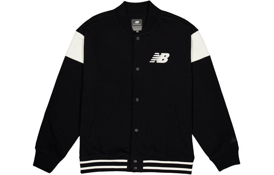 New Balance Baseball Jacket Men s Black NME11041-BK XXL
