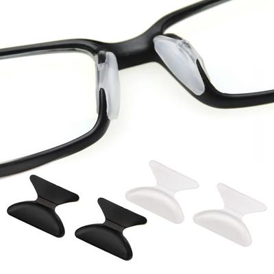 5pairs Unisex Eyeglass Sunglass Nose Pad Stick On Silicone Anti-Slip