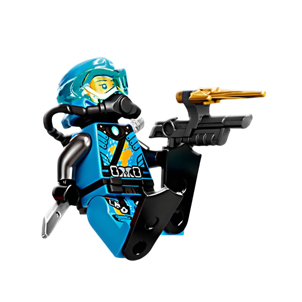 

Гидрокостюм Кай Фантом Минифигурка Конструктор Игрушка - Ллойд Ниндзя Совместимый с Лего Джей и Эксклюзивный Коул.