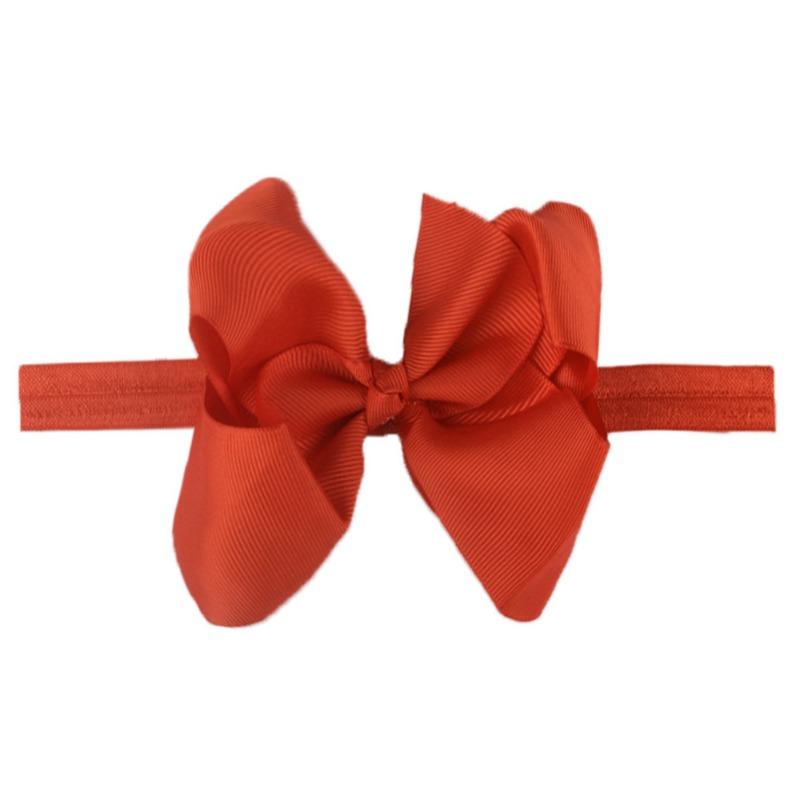 New Children's Headband, Fashionable Baby Hair Accessories, Dovetail Bow Headband, Solid Color Seamless Elastic Belt.