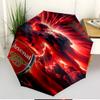 Football team.C Print Automatic Open Close Umbrella, Portable Foldable Umbrella, for Outdoor Commute Camping Trip, Ideal Birthday Gift