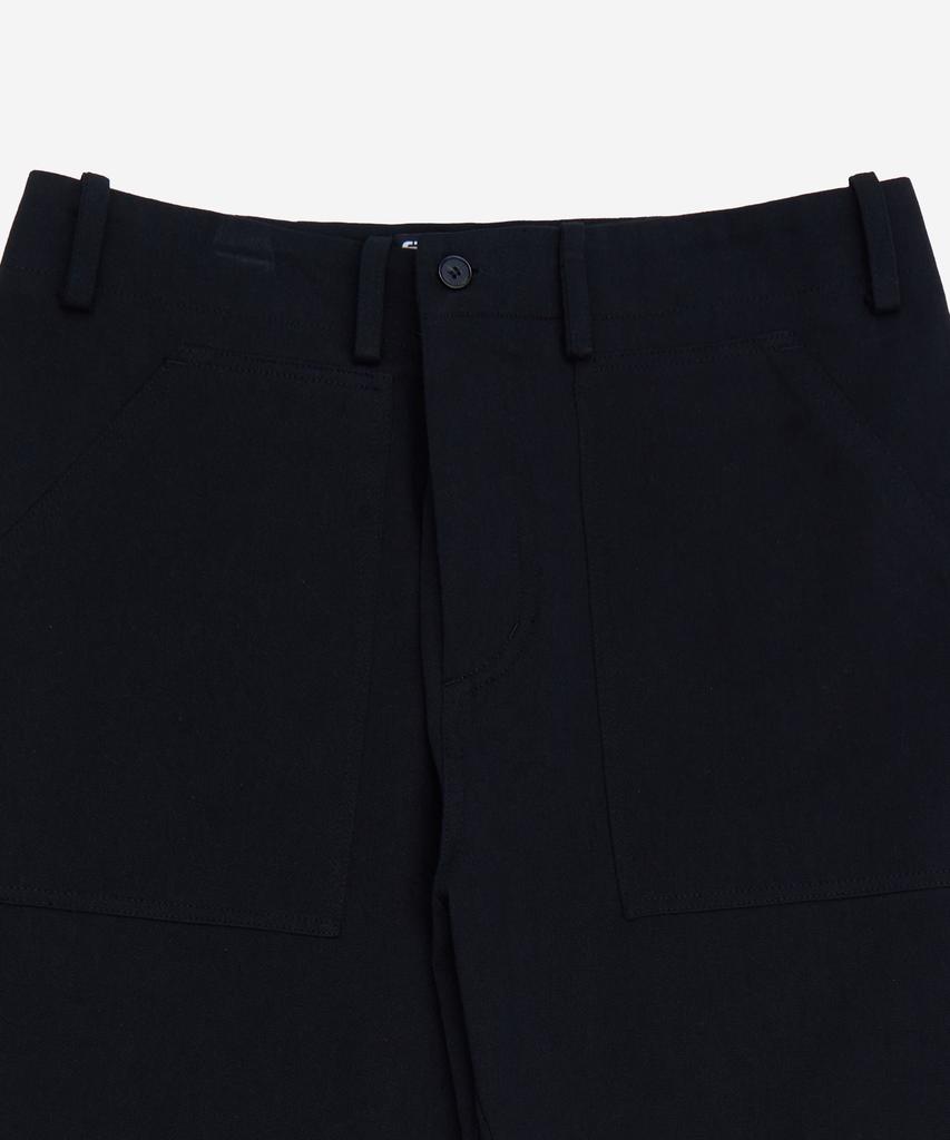 Pildeoseu Semi-Wide Curved Fatigue Pants Black
