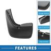 Mud Flap Splash Guard with Mount Accessories Front & Rear Side Mud Guard for Toyota Corolla 9th Gen 2003-2008 (Set of 4)