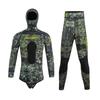 3mm Neoprene Wetsuit Set Freediving Spearfishing Snorkeling Surfing Unisex Camo Design