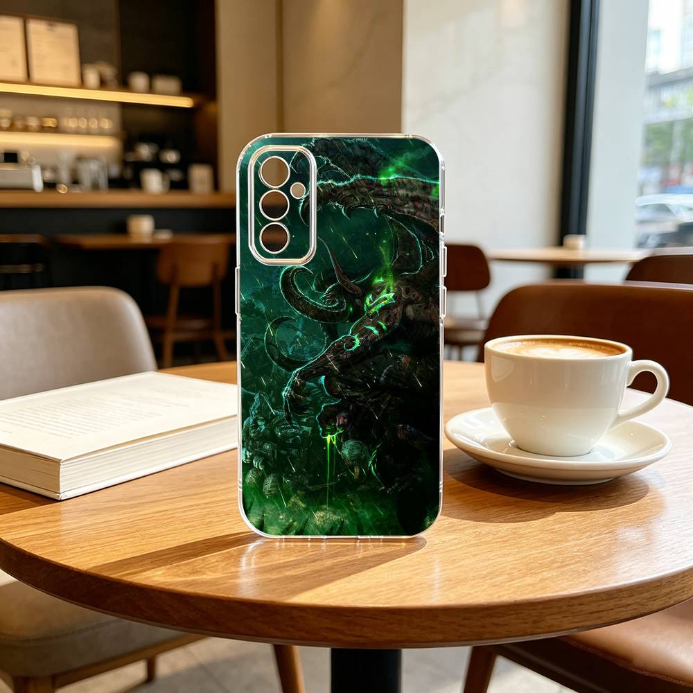 Game W-World Of W-Warcraft  Phone Case For SamsungA10,12,20,21S,30,31,40,50,51,52,70,71 Transparent Cover Samsung a50 30s 50s