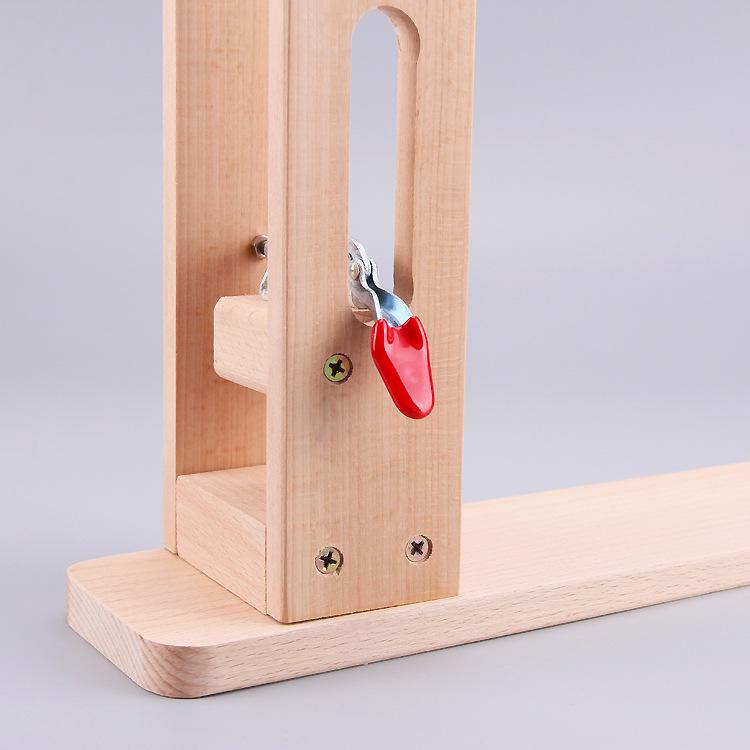 DIY Hand-Sewn Leather Carving Wood Clamp - Imported Beech Wide Clamp