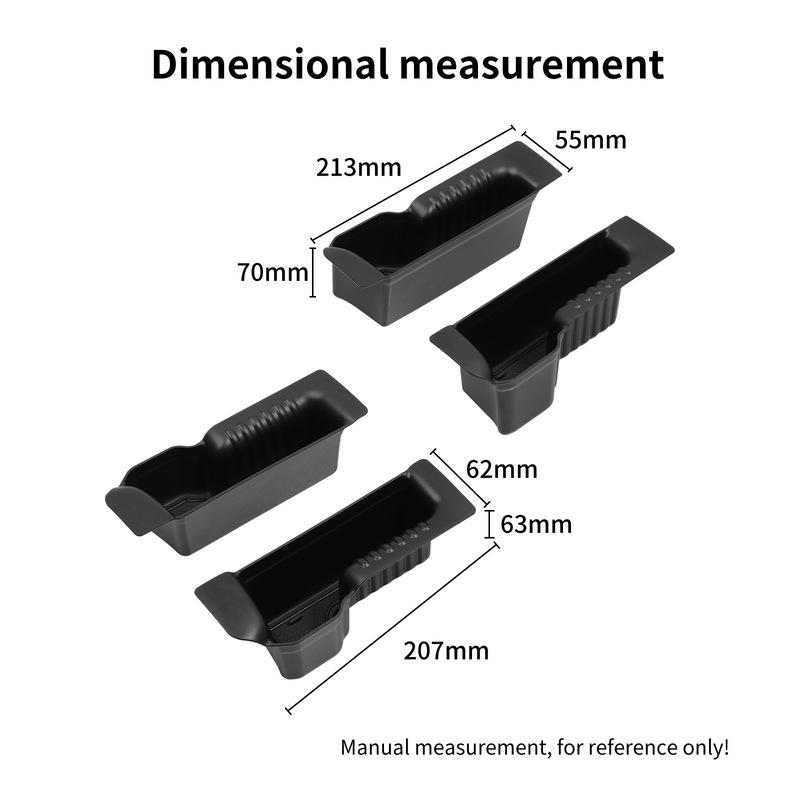 For Ford Maverick 2021-2024 Door Pull Box Door Slot Storage Box Stowing Tidying Organizer Box Car Interior Accessories Supplies