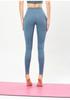LIVELILY Yoga Pastel Gym Fashion Leggings, Wear, Fitness, Colors, Pilates, Stretch, (XL, Blue)