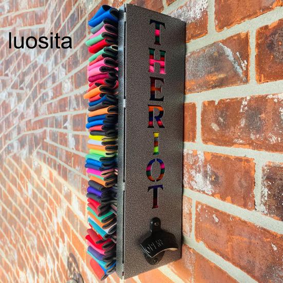Can Cooler Holder, Space-Saving Wall Mounted, Sturdy Fixing, Simple Installation, Convenient Beverage Cooler Holder