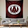 Atlanta United FC Tapestry Wall Hanging, MLS Soccer Badge, Wall Decor for Bedroom Living Room Dorm