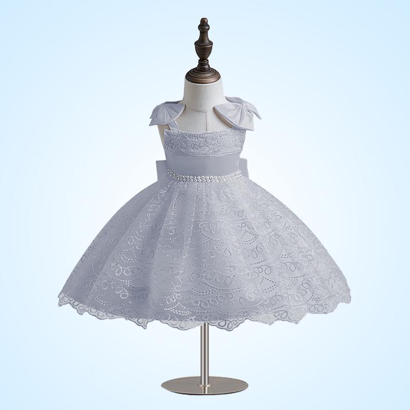 Princess Bow Baby Dress for Birthday, Wedding, or Evening - One Year Old