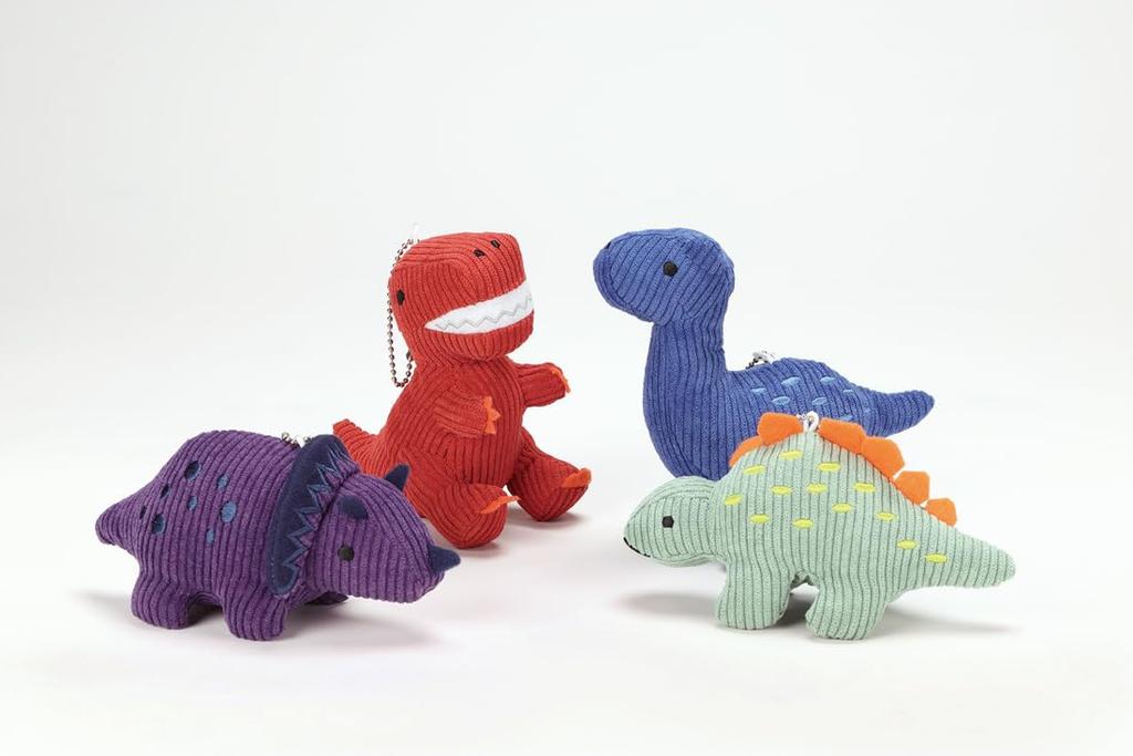 Skater Stegosaurus Dinosaur Plush Mascot Keychain Ball Chain ZNKH1-A