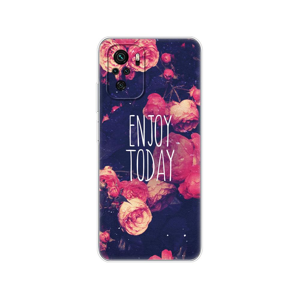 For Xiaomi Redmi Note 10 10S Case 4G 5G Silicon Soft Tpu Back On Redmi Note 10 Pro Global Phone Cover Note10 S Bumper Etui Funda
