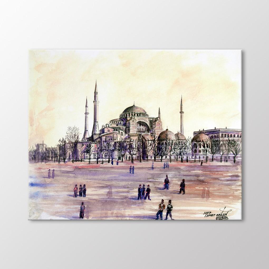 

Акварель, Картина Мечети Святой Софии