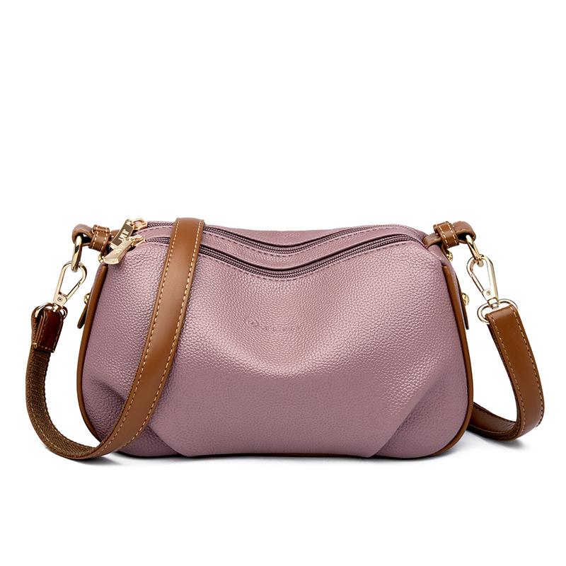 Luxury High Quality Women Messenger Bag Famous Designer Lady Shoulder Bags Fashionable Pu Leather Trendy Crossbody Bolsas Sac A