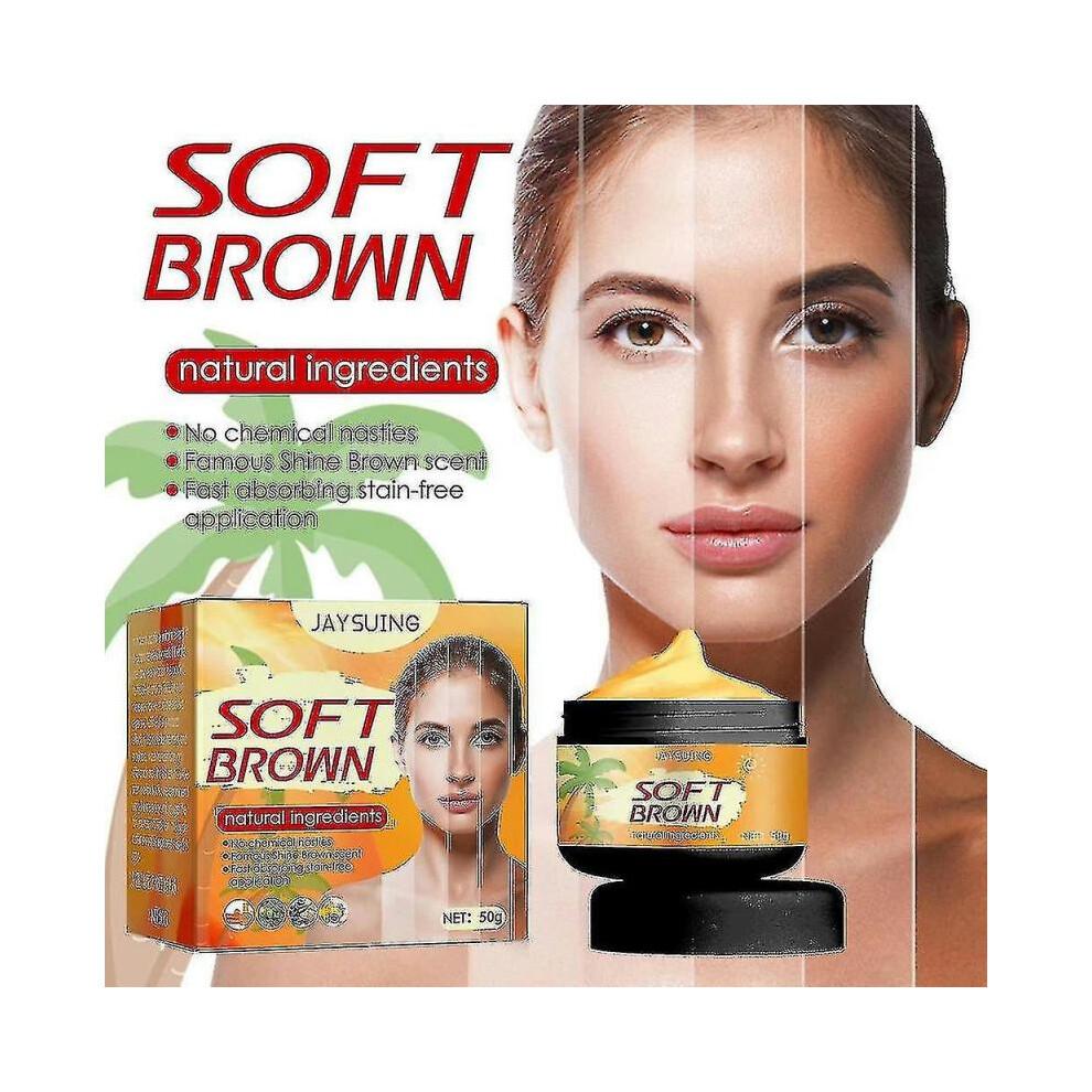 Tanning Cream Sunless Wheat Beach Bronzer Nutritious Massage Tanning Cream -u