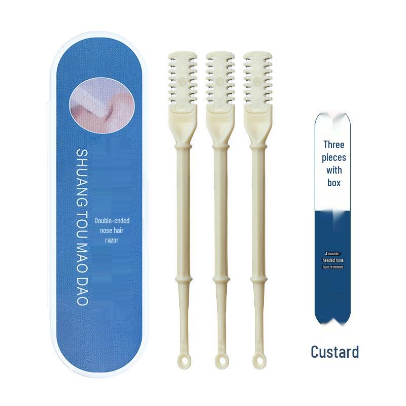 Unisex Double-Head Anti-Scratch Nose Hair Trimmer Set