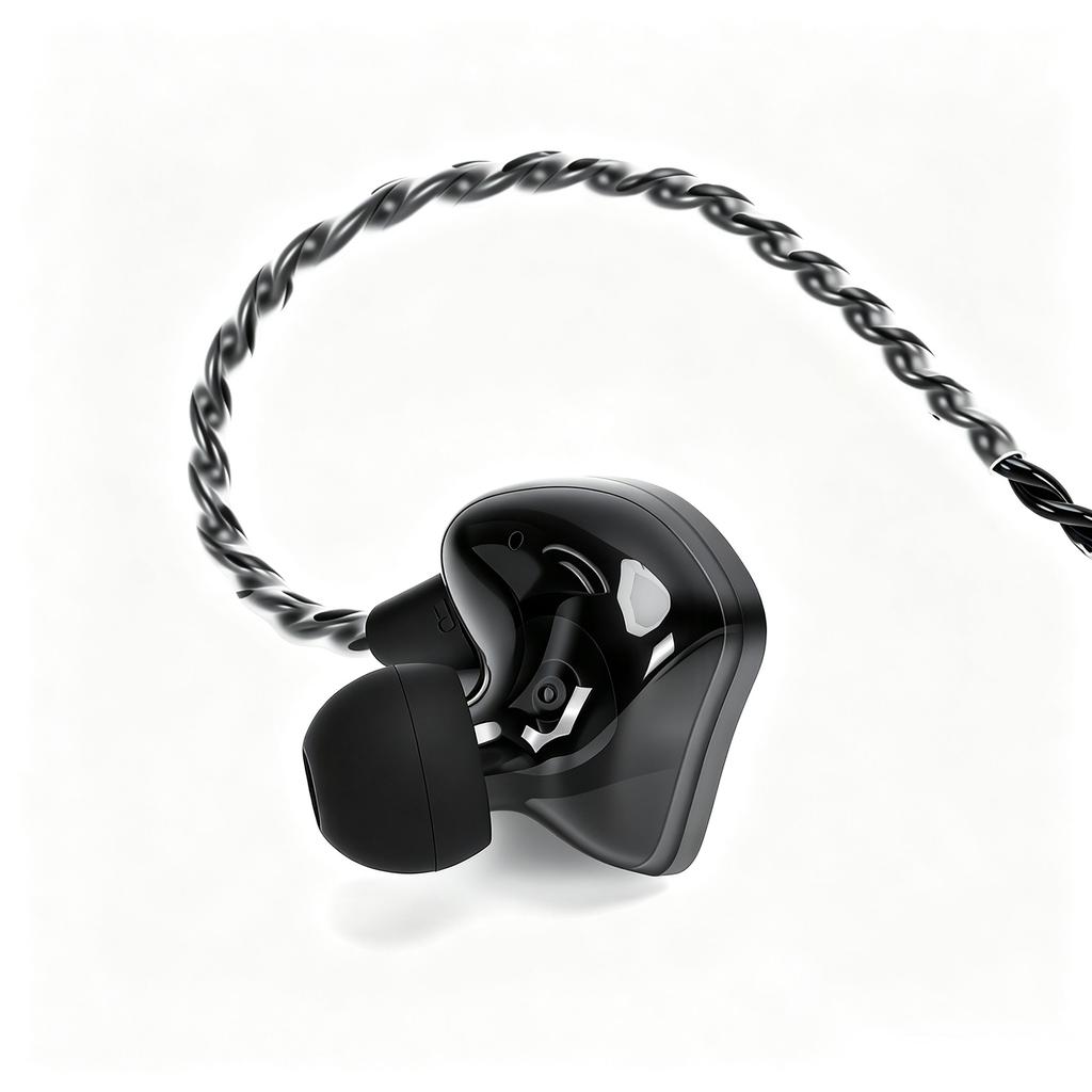 In Ear Monitor Headphones 10mm Dynamic Driver 16 Ohm  Low Impedance Wired Earphones Zinc Alloy + PC Earbuds for Stage