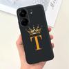 New For Redmi 13C 4G Case Fashion Design Letter Flower Luxury Crown Soft Silicone Back Cover For Xiaomi Redmi13C 13 C Phone Case