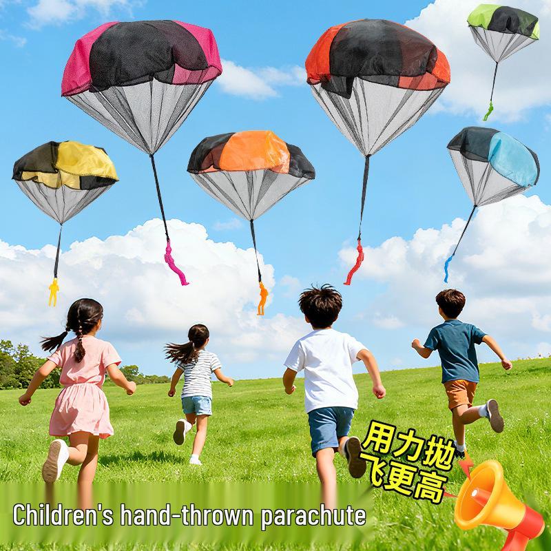 Douyin Kids' Parachute Outdoor Toy: Hand-Thrown Park Game for Parent-Child Fun