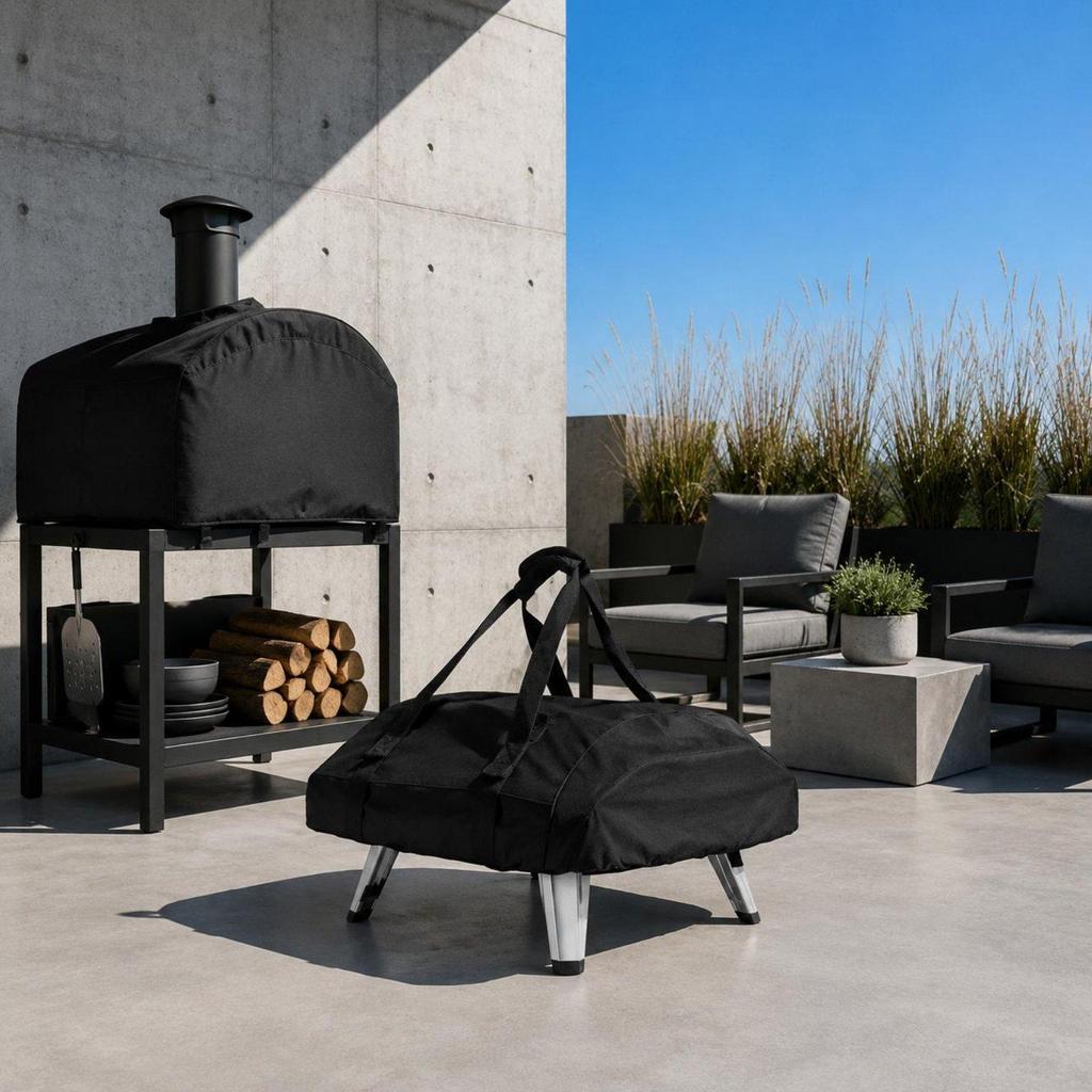 Koda 12 Cover Sunproof Pizza Oven Silver Coated for Patio, Garden