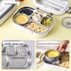 Lock&Lock 316L Stainless Steel Insulated 5-Compartment Lunch Box