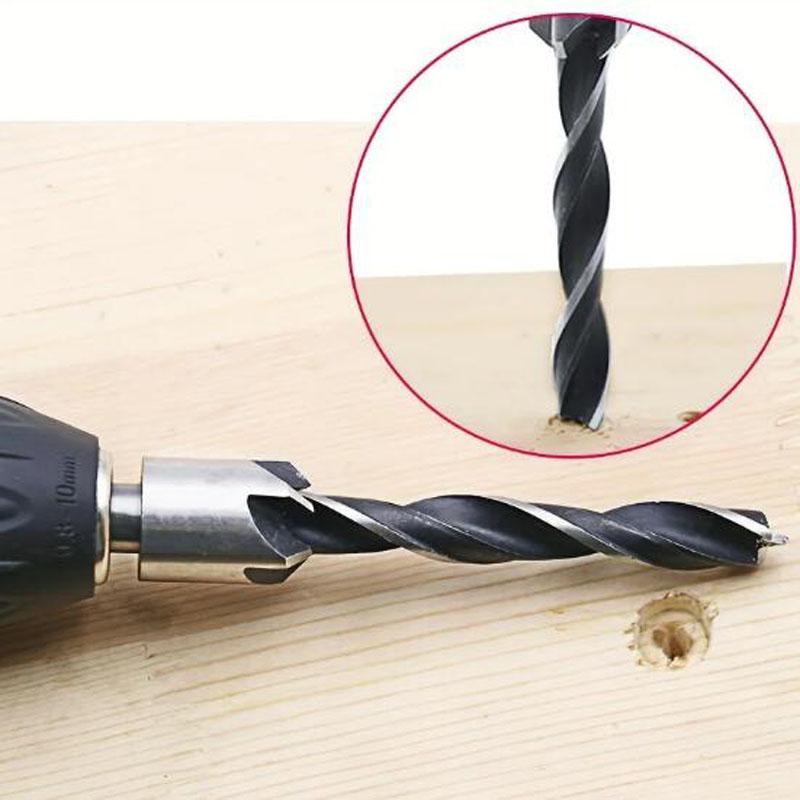 Countersink Drill Bit Set High Speed Steel For Wood Chamfer Boring Woodworking Tool Carpentry Reamer Counterbore Pilot Hole Cut