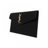 Saint Laurent Cassandra Monogram Uptown Gold Envelope Clutch Bag 565739 1gf0j