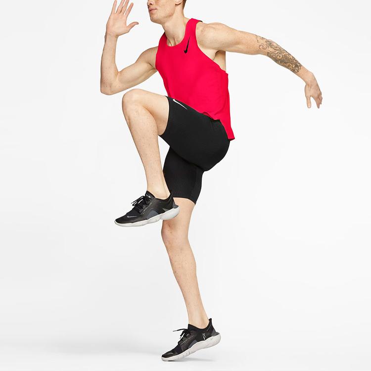 Nike Aeroswift Breathable Training Running Hurdling Vest Men Tops Red CJ7836-635