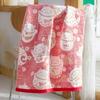 China Colored Jacquard Pure Cotton Four-Layer Gauze Bath Towel Men Women Extra-Large Adult Beach Towel Soft Absorbent