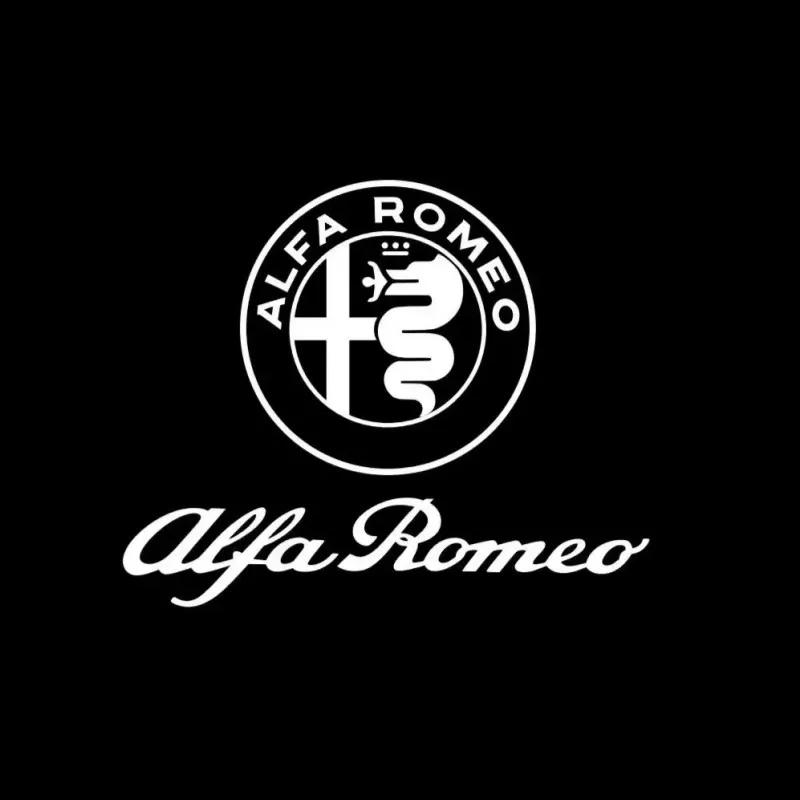 

Car Stickers For Alfa Romeo 2pcs HD For Alfa Romeo Giulia Giulietta Mito Stelvio Brera For Alfa 159 166 GT LED Door Welcome Ligh