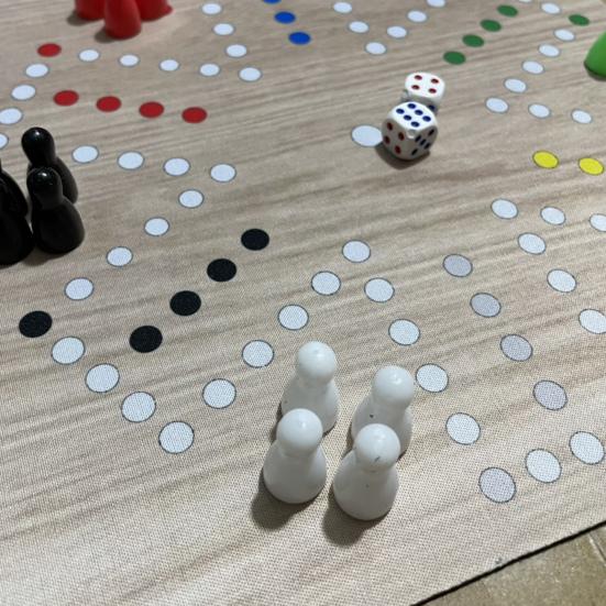 1 Set 6 Spieler Fliegen Schach Spiel mit Gummi Schachbrett 24 Schach