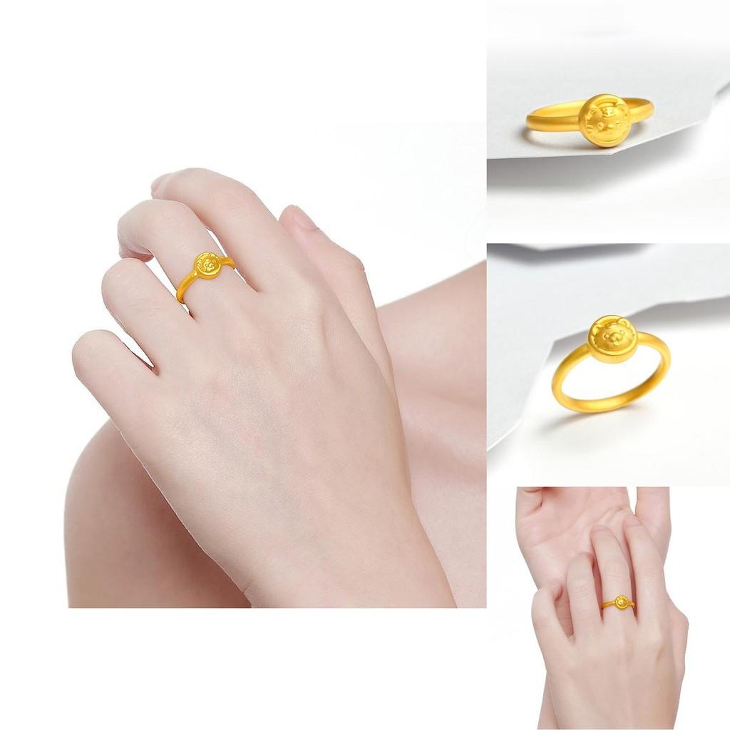 Elegant Open Design Vietnamese Tiger Ring Made From Luxurious Gold-plated Brass For Ladies