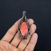 Red River Jasper Handmade Pendant, Natural Gemstone Jewelry, 999 Copper Wire Wrapped Pendant Jewelry, For Gift