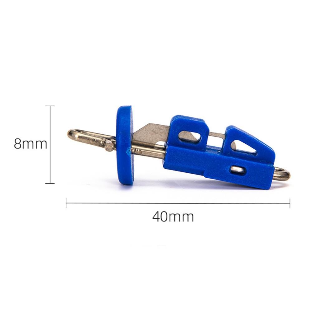 Clip per Esca Blu Clip di Rilascio da Pesca Breakaway Mare