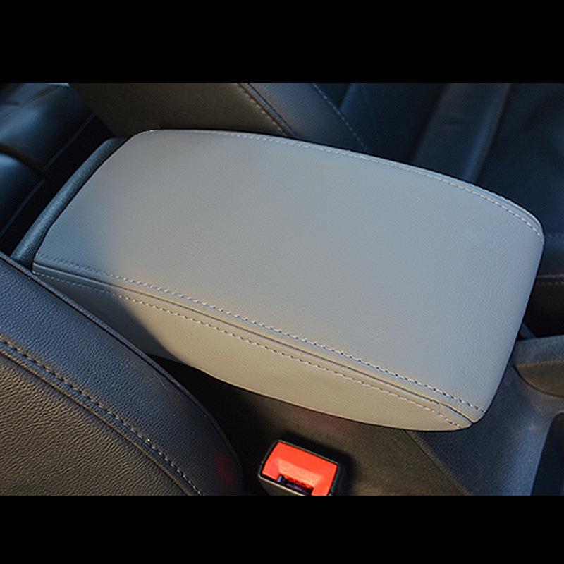 Volkswagen Bora Legend Armrest Box Cover (19-22) Leather Pad Flat Head Style