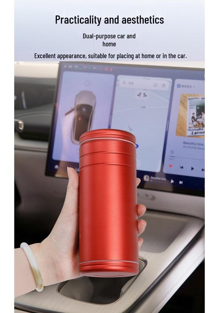 Car Cup Holder Tissue Dispenser - Creative Cylinder Tissue Box for Car.