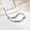 Girl's Heart High-end Bow Short Mobile Phone Chain Colored Beaded Fashion Mobile Phone Pendant Mobile Phone Pendant
