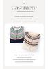 Ethnic Jacquard Round Neck Knit Cardigan - Women's Casual Sweater Top (2025)