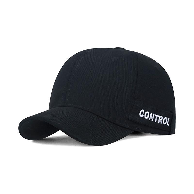 

NORTHWOOD Spring Short-Brimmed Peak American-Style Youth Solid Color Baseball Cap for Men Women Sunshade Hip Hop Hat 55-60 cm чёрный