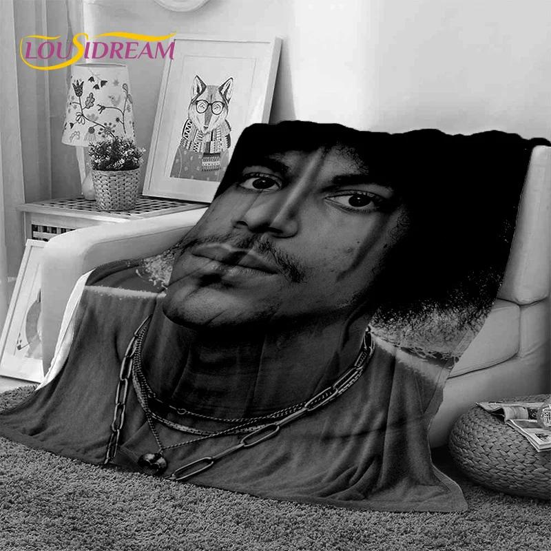 Artist Purple Rain Prince Rogers Nelson Soft Flannel Blanket,Throw Blanket Comfortable Blanket for Picnic Beds Sofa Home Bedroom