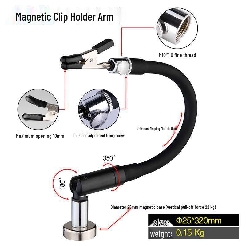 Electric Soldering Station Kit with Magnifying Glass, Fume Extractor, and Magnetic Repair Tools