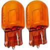 Pair (2) T20 7440 WY21W Turn Signal Light Bulb (12V 21W) Fit For 06 Accord CRV RAV4 REIZ Camry Corolla, 2000 Lexus Es300/Es330, 2010 Subaru, BMW E46