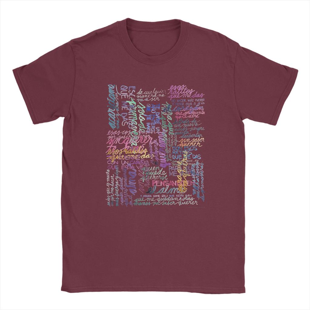 Singer AAlejandro SSanz TShirt for Unisex  Novelty Cotton Tees Crewneck Short Sleeve T Shirts Plus Size Tops