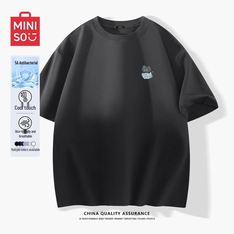 MINISO Men s Summer Casual Short Sleeve T-Shirt XL
