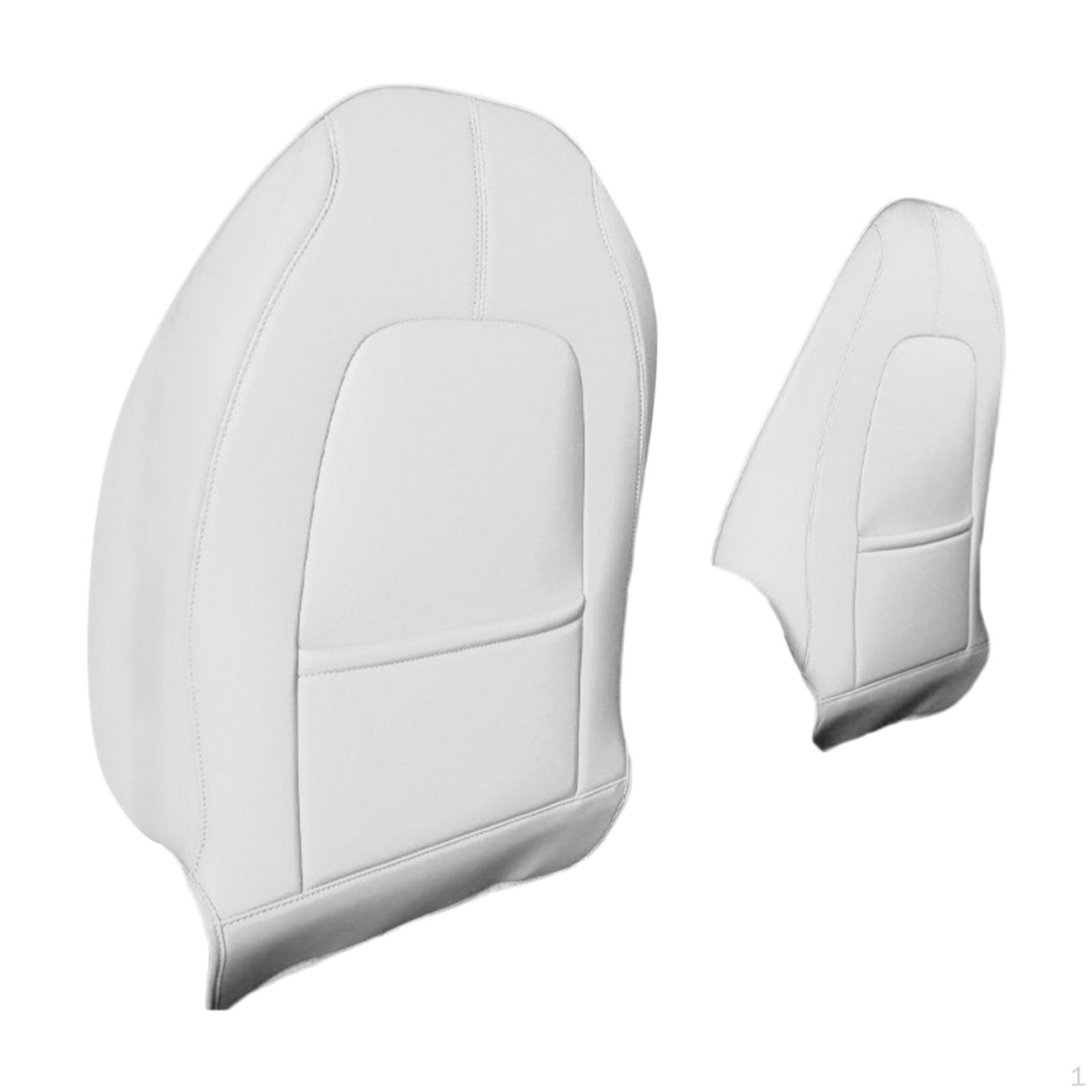 

Pair Seat Back Anti , Model Y Embed The Leather Cover into of Accessories білий