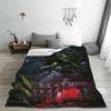 Tomorrow Is In Your Hand Higgs Flannel Throw Blankets Death Stranding Kojima Productions Blankets for Bed Warm Plush Thin Quilt