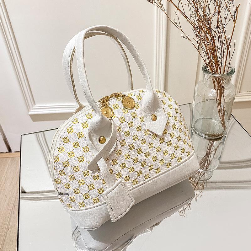 Korean-Style Floral Shell Handbag - 2021 Fashion for Women