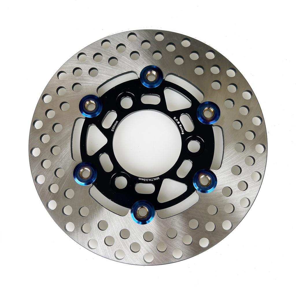 Universal 200mm motorcycle brake discs For Honda DIO AF27 AF28 AF18 ZX AF34 AF35 AF36 Floating Rapid cooling brake pads